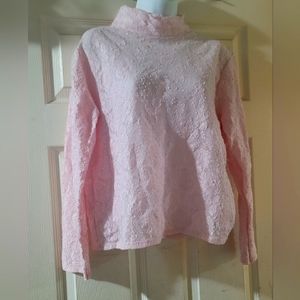 Vintage Bedford Fair Lifestyles Lace Longsleeve